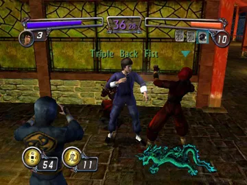 Bruce Lee Quest of The Dragon (USA) screen shot game playing